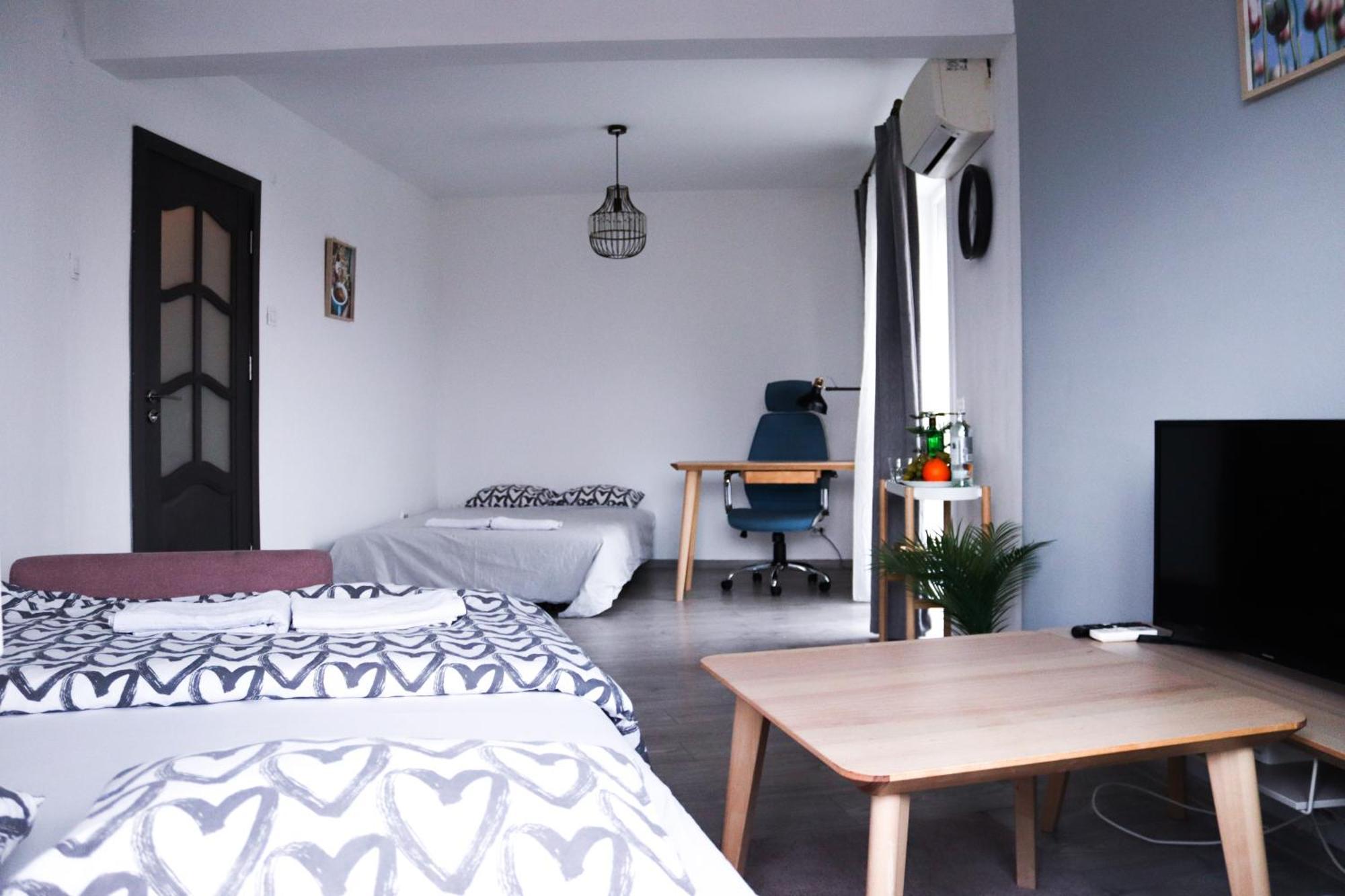 Scandinavian Style Apartment With Panoramic View 부쿠레슈티 외부 사진